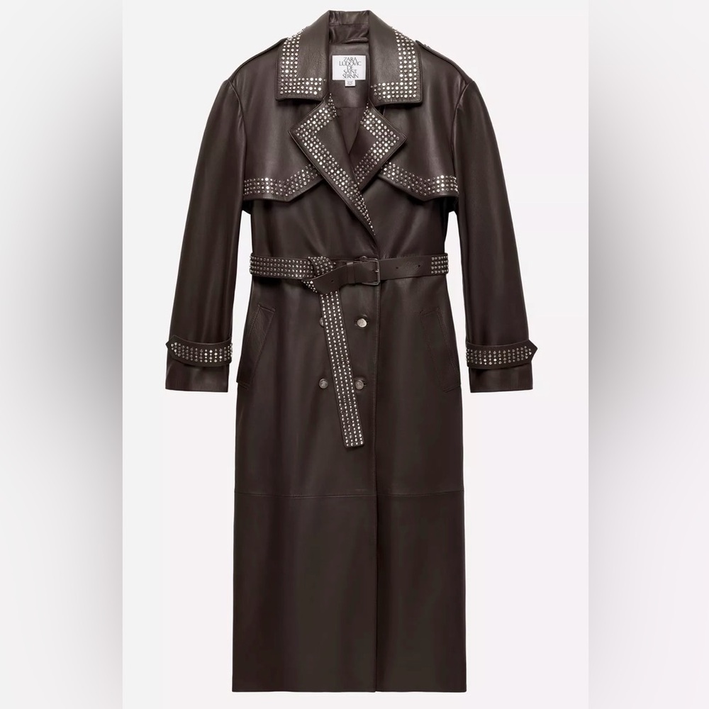 LEATHER STUDDED TRENCH COAT LUDOVIC DE SAINT SERNIN X ZARA
仄